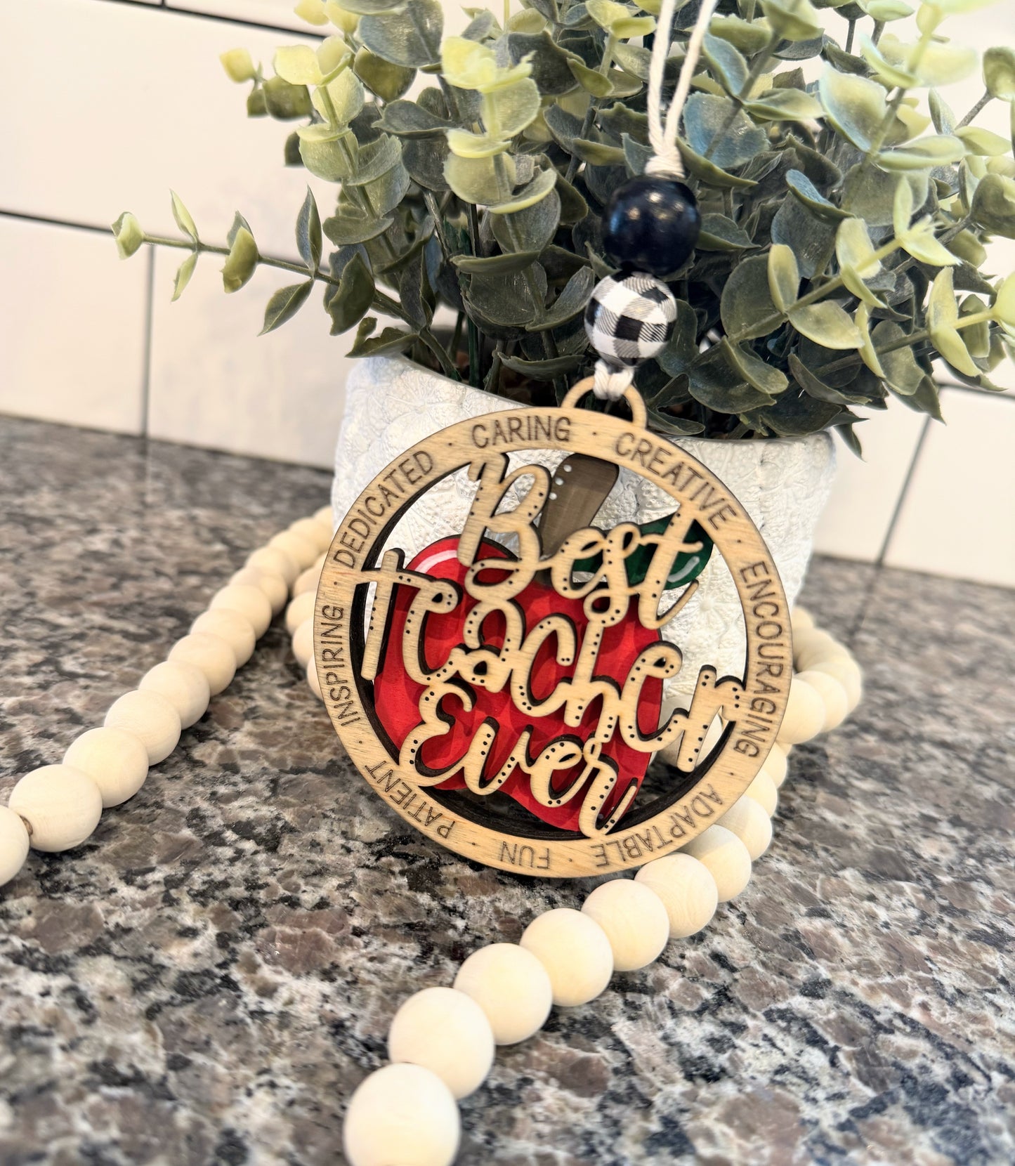 Best Teacher Ever Ornament