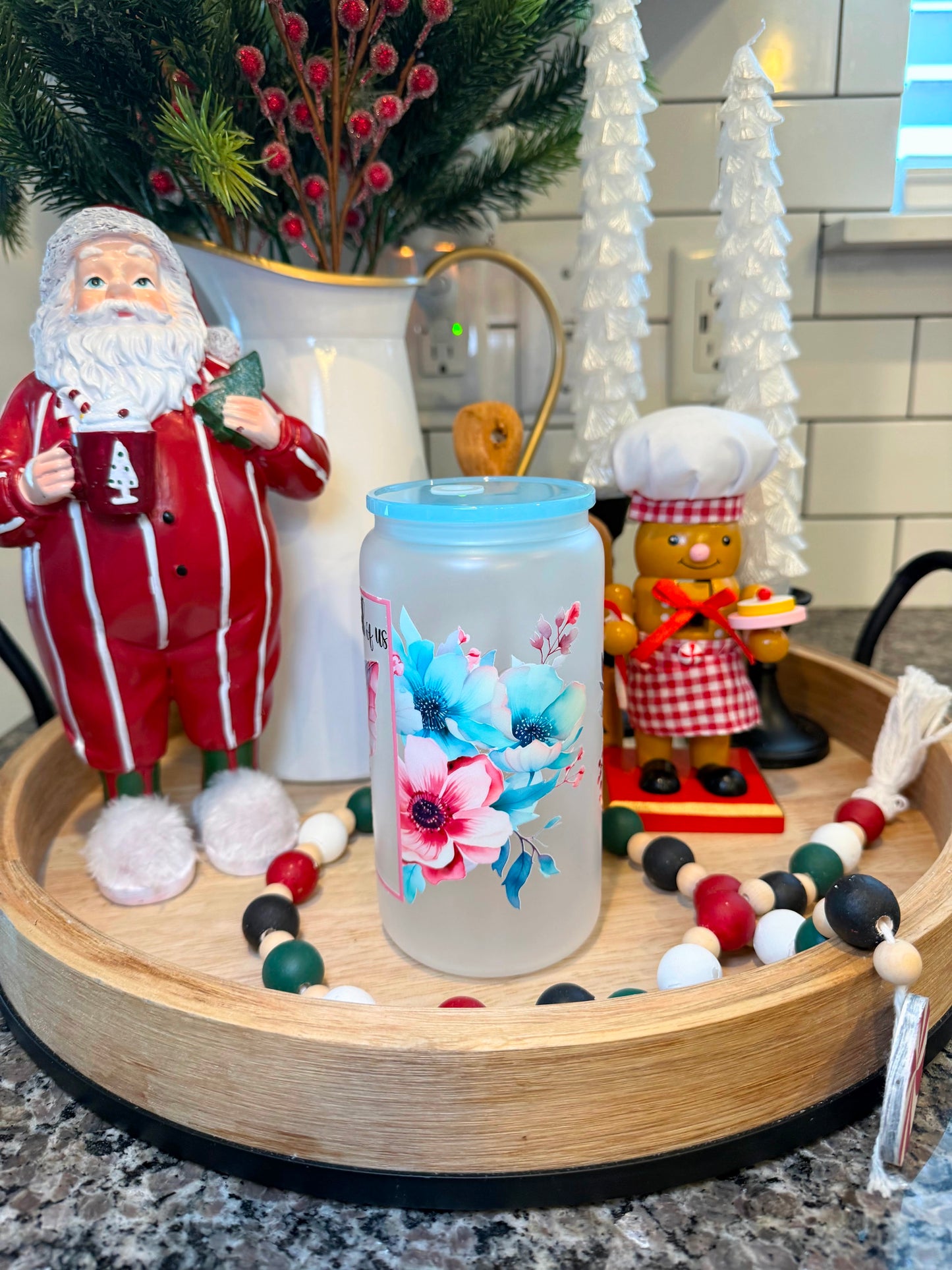 A Little Magic in all of us | 16oz Frosted Glass Cup | 1 Available