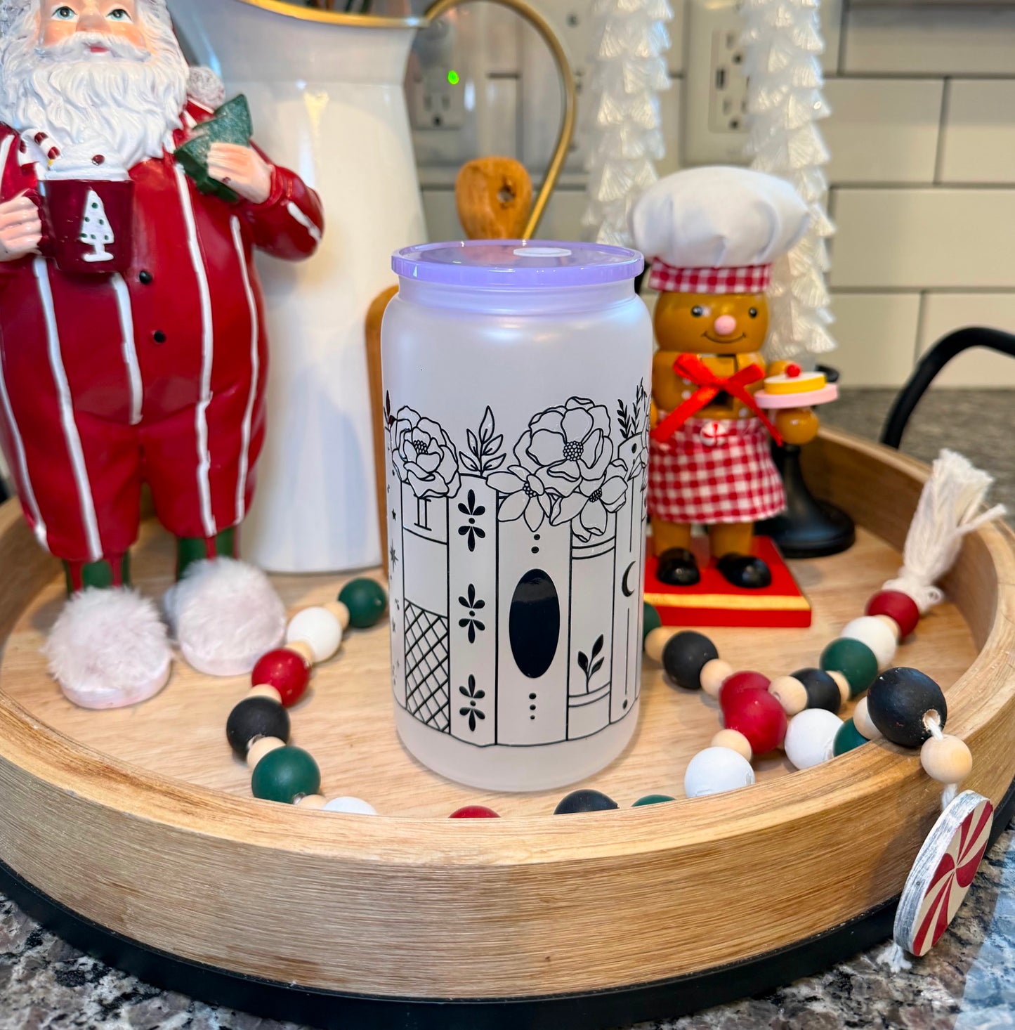 Enchanted Lunar Library | 16 oz Frosted Glass | 1 Available