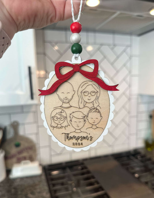 Custom Family Ornaments