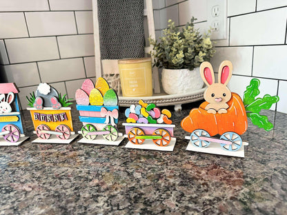 Easter Bunny Express Train Set | Unfinished Only