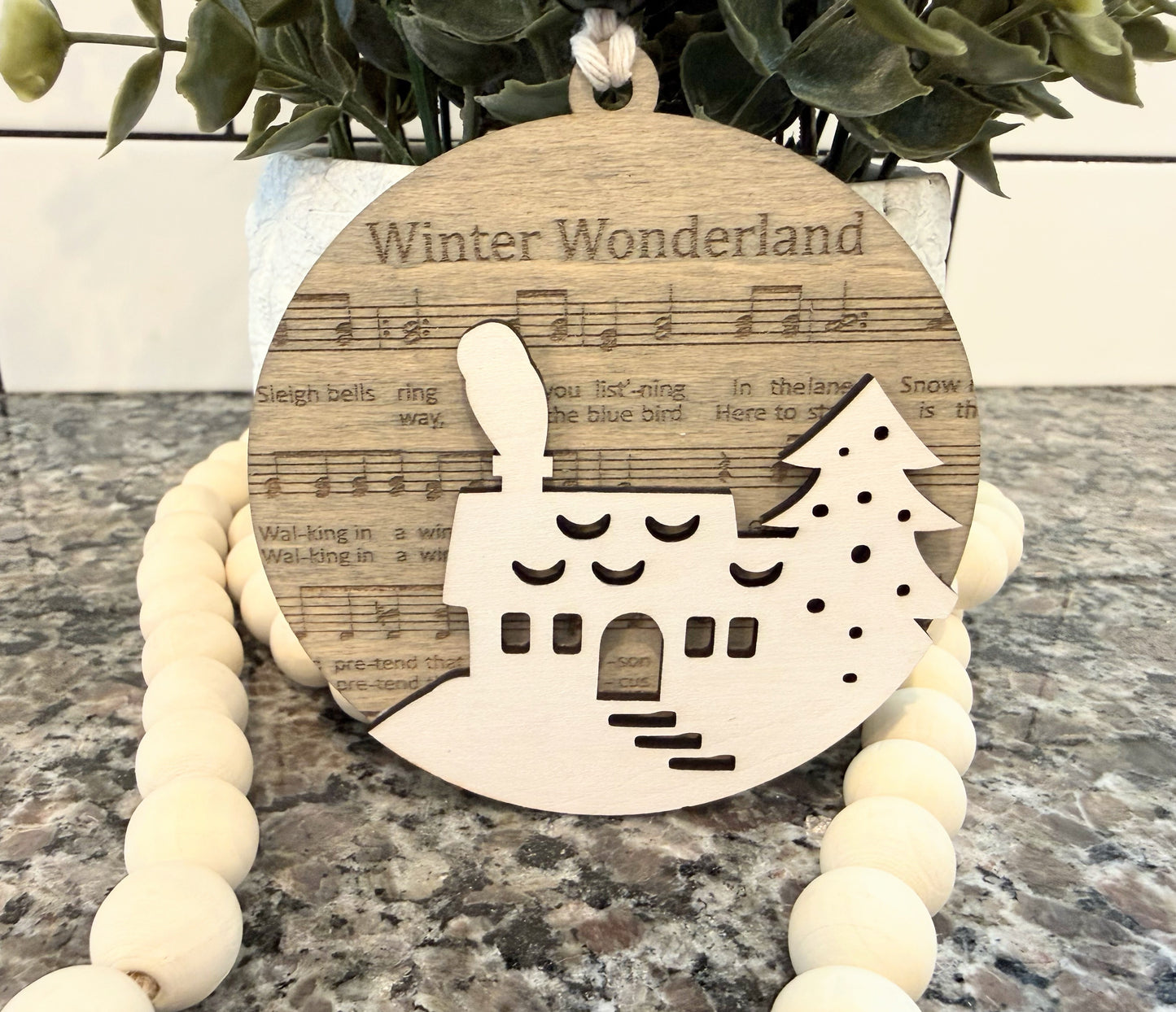 Christmas Song Lyric Ornaments | 6 Options