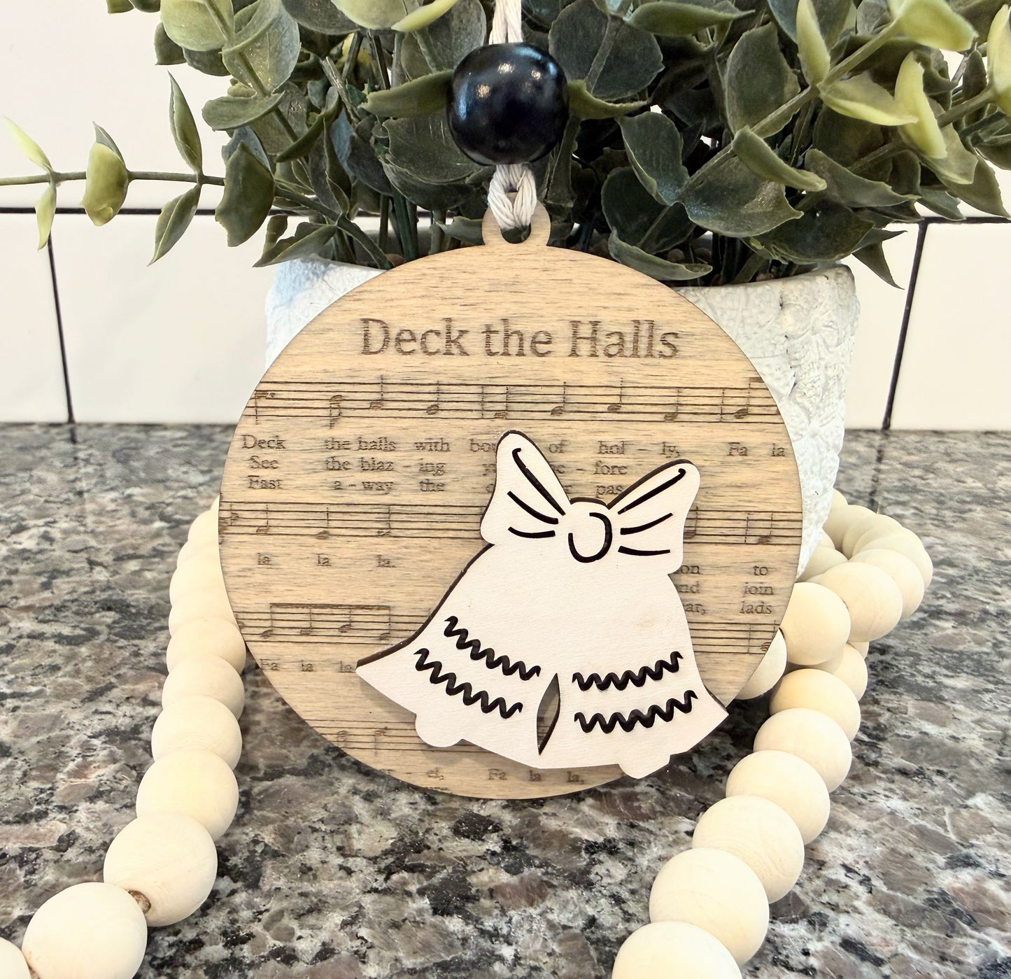 Christmas Song Lyric Ornaments | 6 Options