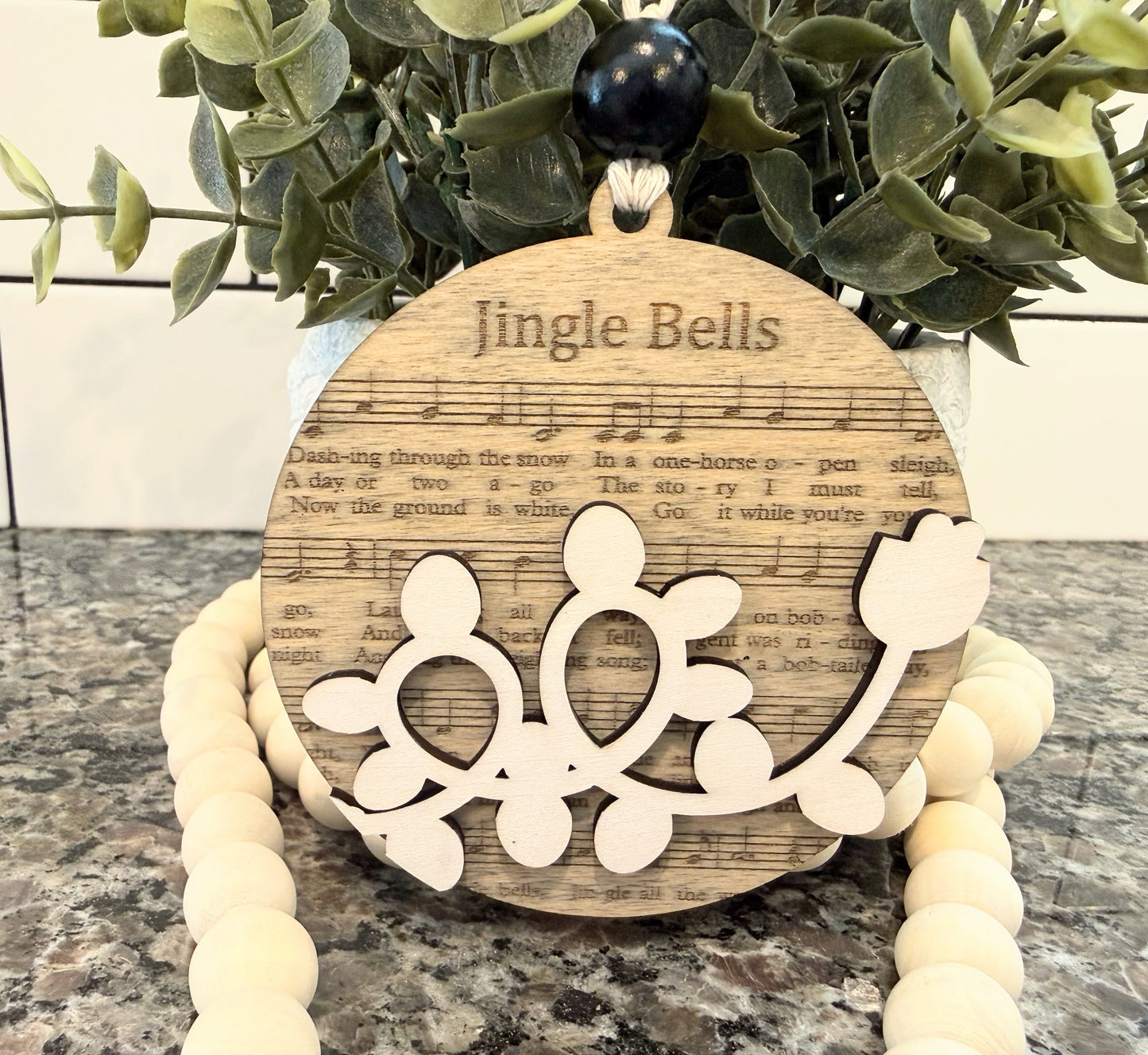 Christmas Song Lyric Ornaments | 6 Options