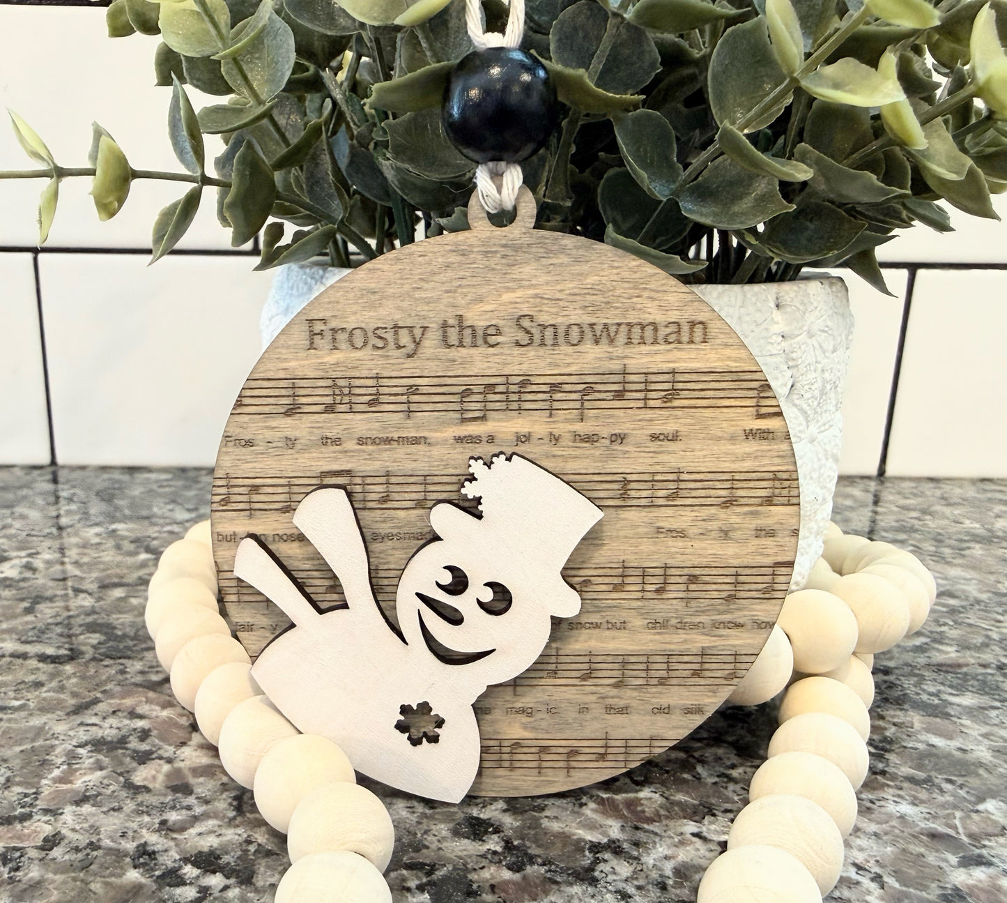 Christmas Song Lyric Ornaments | 6 Options