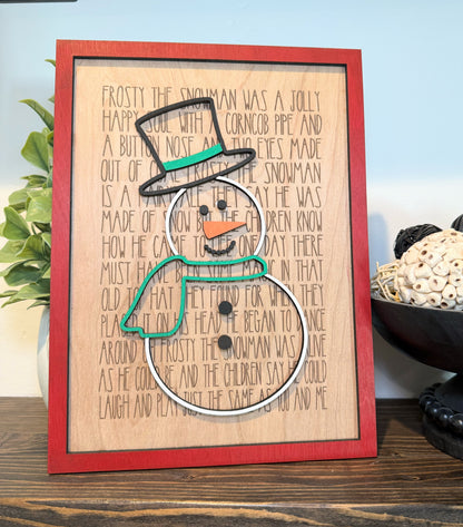 Christmas Lyric Signs | Multiple Options