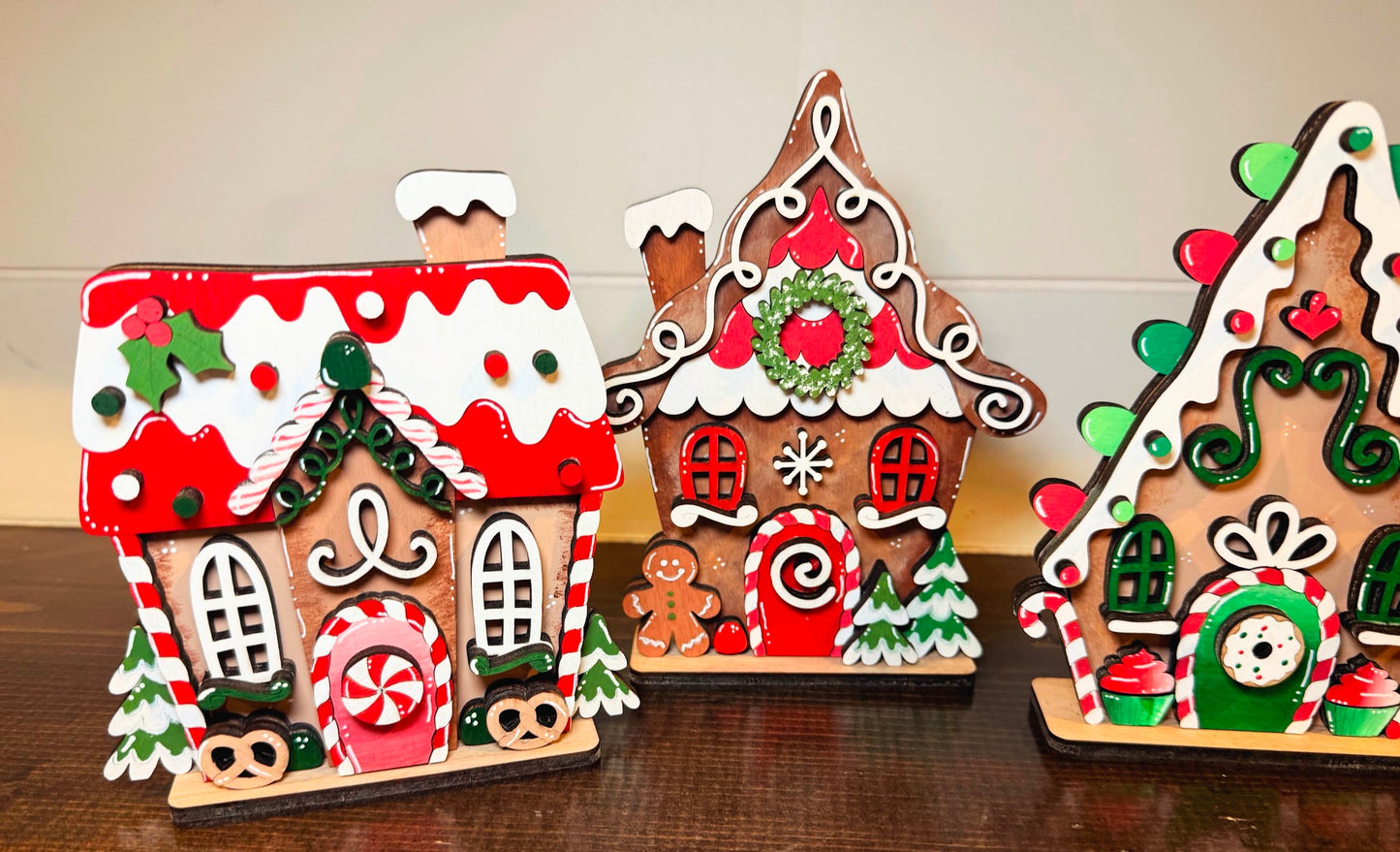 Gingerbread Candy Village | Set of 5