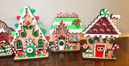 Gingerbread Candy Village | Set of 5