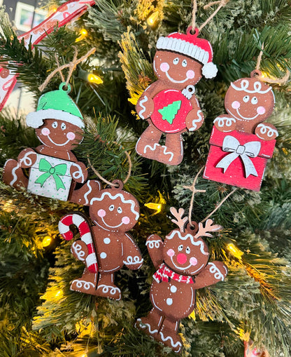 Gingerbread Friends Ornament Unfinished Kits
