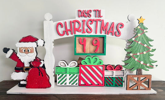 Days ’Til Christmas Countdown Sign