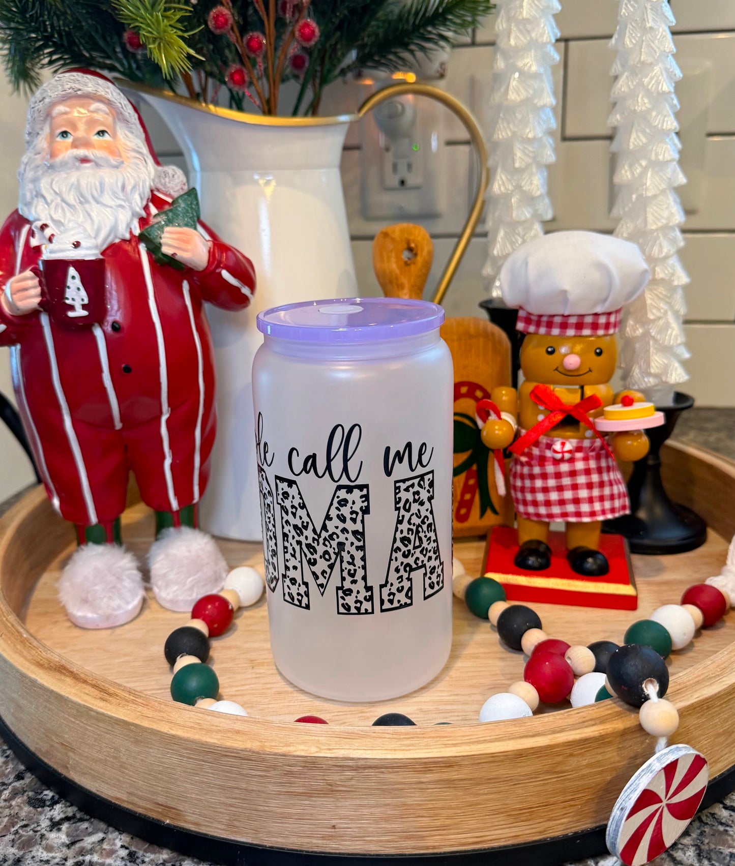 My Fav People Call Me Grandma | 16oz Frosted Glass Cup | 1 Available