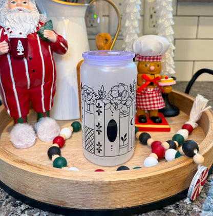 Enchanted Lunar Library | 16 oz Frosted Glass | 1 Available