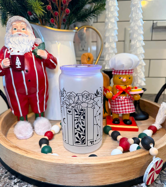 Enchanted Lunar Library | 16 oz Frosted Glass | 1 Available