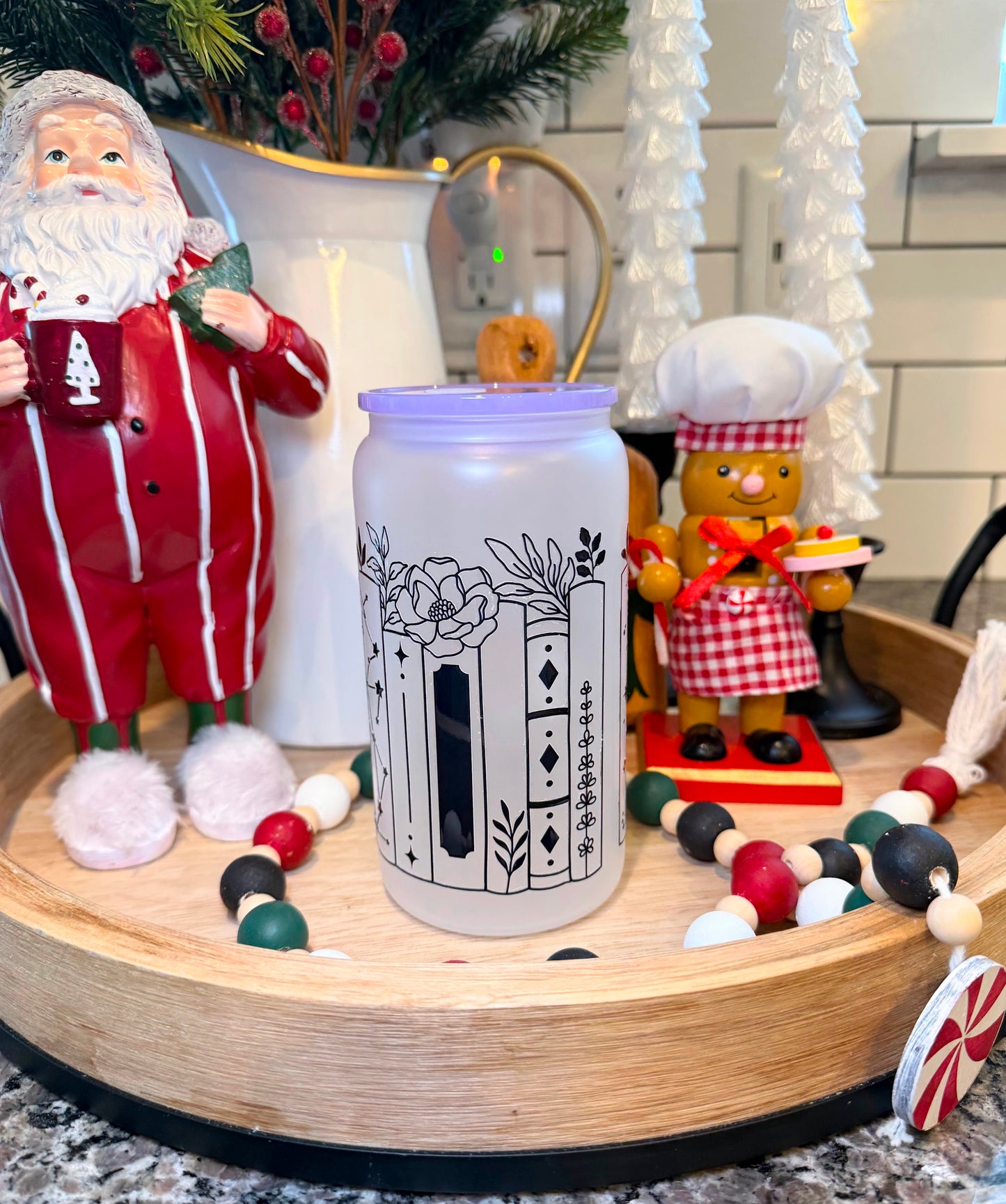 Enchanted Lunar Library | 16 oz Frosted Glass | 1 Available