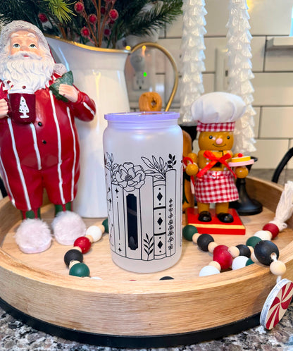 Enchanted Lunar Library | 16 oz Frosted Glass | 1 Available