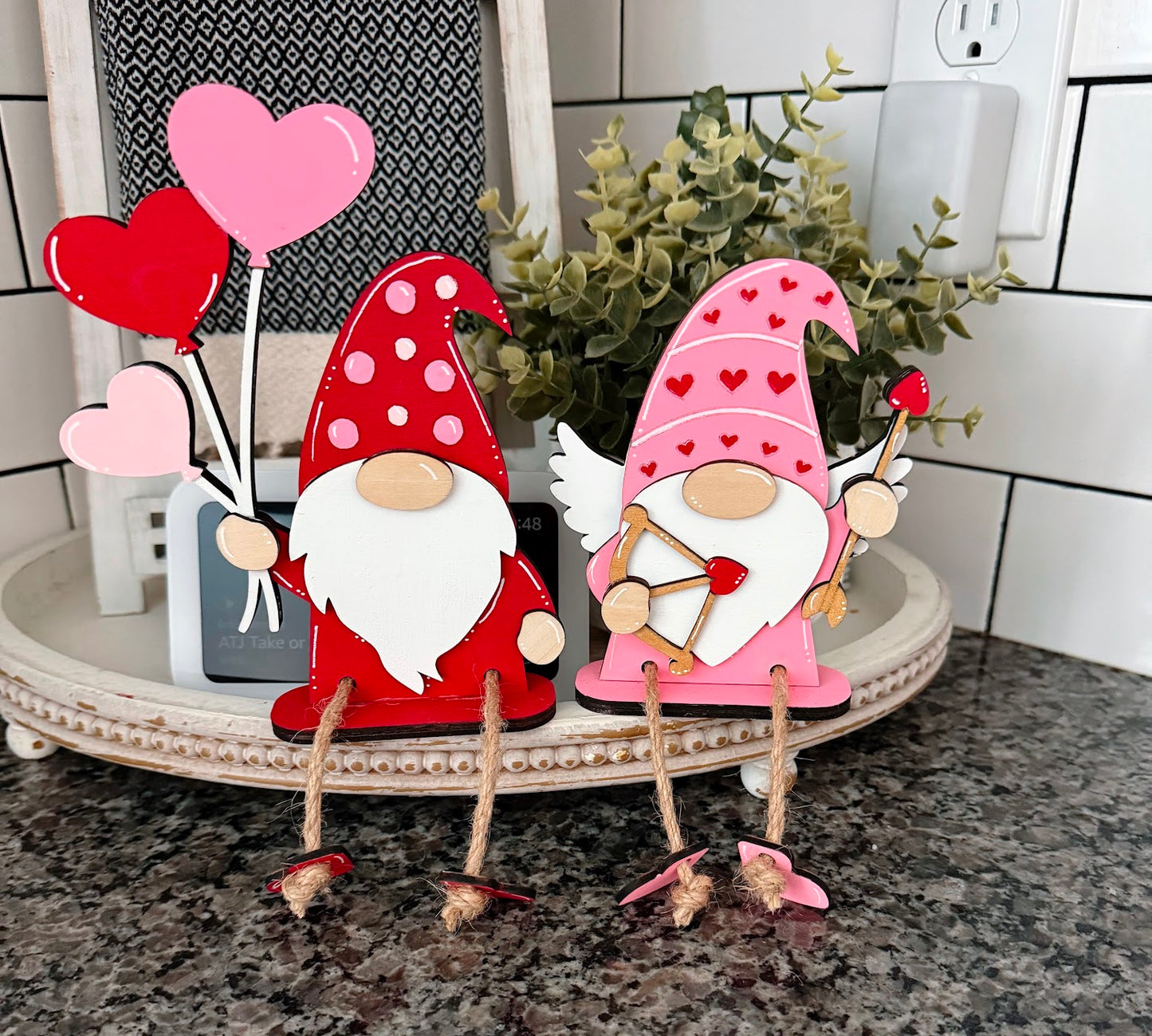 Valentine Gnome Shelf Sitters | Set of 4