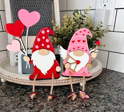 Valentine Gnome Shelf Sitters | Set of 4