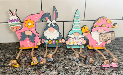 Easter Gnome Shelf Sitters | Set of 4